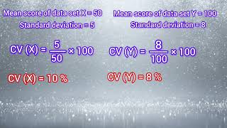 Coefficient of variation  Consistent performance  Statistics  All exams [upl. by Eivla296]