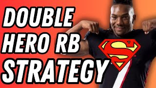 This Strategy DOMINATES Leagues  The Double Hero RB Draft Strategy  2024 Fantasy Football [upl. by Lesab]