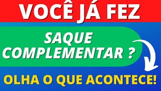 🔴 VOCÊ JÁ FEZ SAQUE COMPLEMENTAR INSS   ANIELI EXPLICA O QUE ACONTECE [upl. by Heyra]