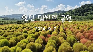 가을임진강 댑싸리공원 경기도 연천 2024년 9월 7일 [upl. by Noyad84]