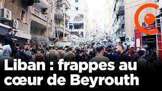 Liban  frappes aériennes au cœur de Beyrouth par larmée Israélienne visant le Hezbollah  2311 [upl. by Celine]