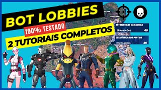 Como Jogar Bot Lobby no Fortnite – LOBBIES BOTS – Em Todas Plataformas fortnite [upl. by Airamahs]