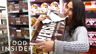 Big Candy Bars At Hersheys Chocolate World [upl. by Omland]