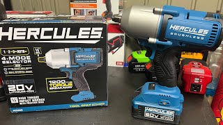 Hercules High Torque Impact Wrench Review and Unboxing [upl. by Sallee399]