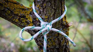 How to Tie the Farrimond Friction Hitch Useful Camping Survival Knot [upl. by Afton]