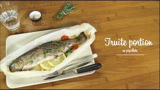 Truite portion en papillote [upl. by Llessur918]