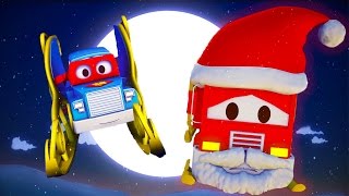 Carl the Super Truck and Santas Sledge in Car City 🎅 Cars amp Trucks cartoon Christmas Special [upl. by Wirth]