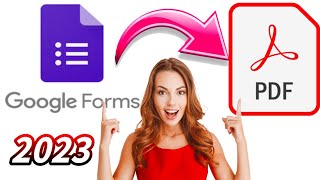 🤯cómo guardar las respuestas de los formularios de Google en pdf 2023 fácil y rápido [upl. by Armington]