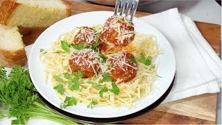 Roman Meatballs with Arrabbiata Sauce  Kevin Is Cooking [upl. by Struve375]