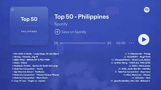 October 2024 Spotify Top 50  Philippines  50 Hits You Cant Stop Listening To  Sining Taste [upl. by Ramyar]