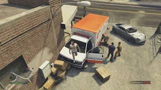 GTA V Paramedic Kills Post OP Worker [upl. by Ahsinwad]