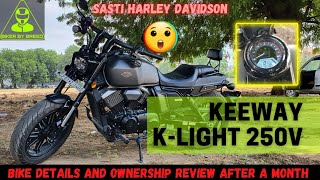 Keeway KLight 250v  ownership review  price  maintenance  hindi  keeway ahmedabad review [upl. by Ardnal]