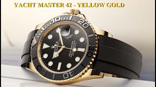 REVIEW Rolex Oyster Yacht Master 42 Perpetual  Bản Vàng Vàng [upl. by Berkly]