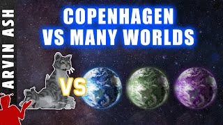 Copenhagen vs Many Worlds Interpretation of Quantum Mechanics  Explained simply [upl. by Vikky]