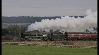 35018 British India Line On The Salopian Express 2018 [upl. by Pratt439]