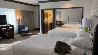 Dallas Hotel  2 Queen Bed  Sheraton Dallas Video Tour [upl. by Florencia]