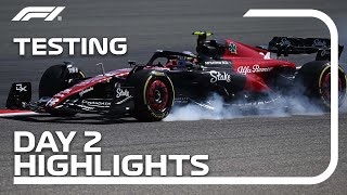 Day 2 Highlights  F1 PreSeason Testing 2023 [upl. by Laeira]