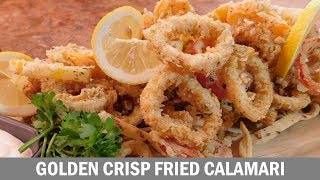 How To Make Crispy Fried Calamari Golden [upl. by Ahsoyek]