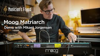 Moog Matriarch Synthesizer Demo with Mikael Jorgensen  All Playing No Talking [upl. by Daahsar890]