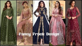 New fancy frock design 2024 for wedding  partywear wedding fancy dress design  2024 collection [upl. by Kimmy753]