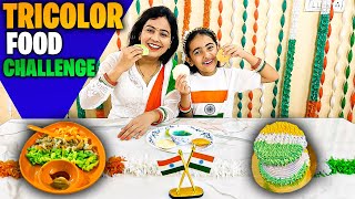 Tricolor Food Challenge24 Hour  24 Hour Food Challenge  Independence Day Special Food Challenge [upl. by Koehler]