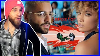 Jennifer Lopez amp Maluma 😵🔥 REACCION PA TI  Lonely [upl. by Vedi]