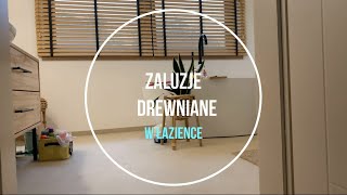 Żaluzje drewniane w łazience [upl. by Akihsay]