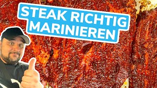 RINDERSTEAKS perfekt marinieren wie vom METZGER  SO GEHTS   Klaus grillt [upl. by Eiramlatsyrc648]