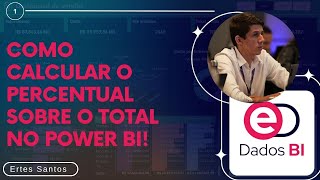 Como calcular o percentual sobre o total no Power BI [upl. by Grimbald]