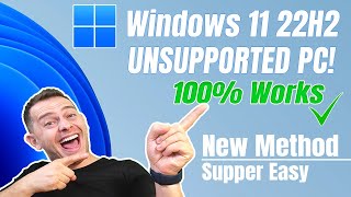 How to install Windows 11 22H2 on Unsupported PC New Method [upl. by Yulma]