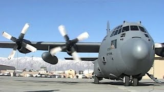 C130 Hercules Engine Start Up Take Off [upl. by Alleyne105]