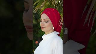 Showcase of Instant Turban Hijab Pleated Lightweight Aerobin Scarf Head Turban  HT108A [upl. by Godric]