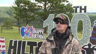 Mountain Fest celebrates Montana WWII veterans 100th birthday [upl. by Ydoow]