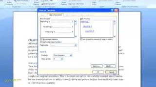 How to Create a Table of Contents in Word 2007 For Dummies [upl. by Perry299]