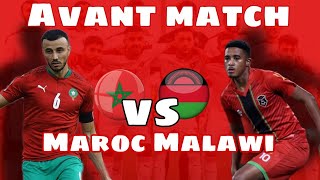 MAROC MALAWI CAN 22 AVANT MATCH [upl. by Ciredec]