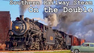 Southern Railway Doubleheaded Steam Train  featuring 4501 and 630 [upl. by Alrahs]