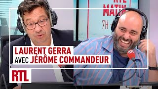 Chronique de Laurent Gerra avec Jérôme Commandeur [upl. by Eseerahs]