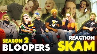 SKAM  Season 2 Bloopers  Group Reaction [upl. by Eneleahs]