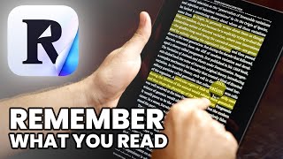 How I remember everything I read with Readwise [upl. by Ethe752]