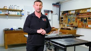 Axminster Trade AT254TS Table Saw Workstation  Product Overview [upl. by Alta742]