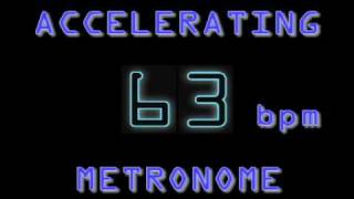 Metronome speed ramp 50100bpm Crush your Guitar Speed by going slow to fast [upl. by Rahman720]