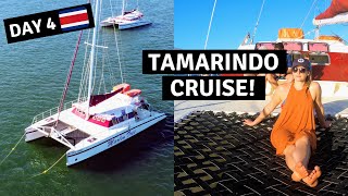 COSTA RICA ROAD TRIP 🇨🇷 Tamarindo Sunset Cruise  Snorkeling  Vero and Justin Travel vlog video [upl. by Oibesue101]