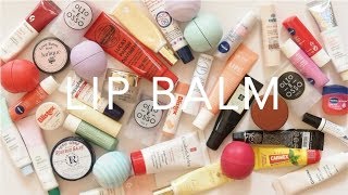 Product Pile Lip Balms  Drugstore and High End Collection [upl. by Casey944]