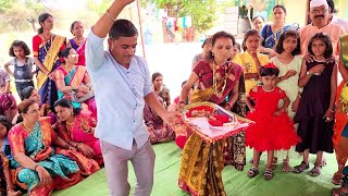 देव नाचवणे अहिराणी वेडिंग डान्स  Khandeshi wedding dance [upl. by Meunier307]