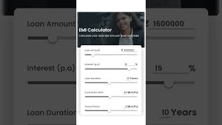 How To Use Education Loan EMI Calculator  Student Loans to Study Abroad [upl. by Fanestil]