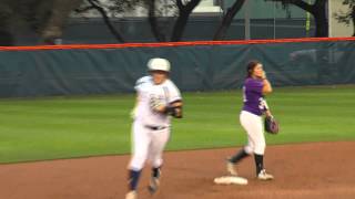 Megan Low Rooftop Homerun vs SFA 2015 [upl. by Mallina590]