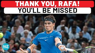 Rafael Nadal Retires 22Time Grand Slam Champion Makes Emotional Exit A Look At His Journey [upl. by Alahcim]