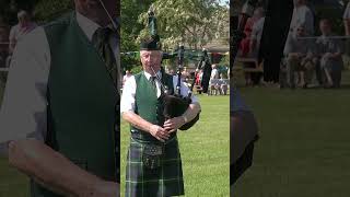 Huntly pipeband The Gardens of Skye slow air during 2023 Oldmeldrum highlandgames shorts [upl. by Alfonzo660]