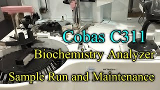 Cobas C311 biochemistry analyzer How to maintenance machine and test runbiochemistry [upl. by Gabriele]