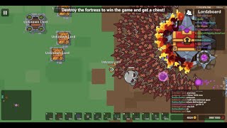 Destroying The Fortress with MAX Monster Dragon Army Lordzio [upl. by Meingoldas]